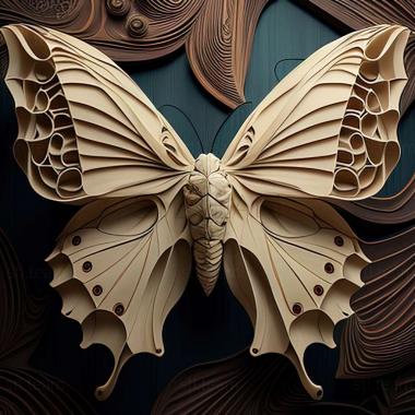 3D модель Papilio saharae (STL)